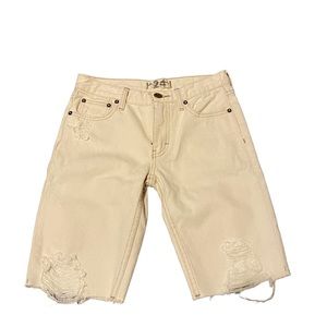 Free People Women's Shorts Size XXS/24  Denim Distressed